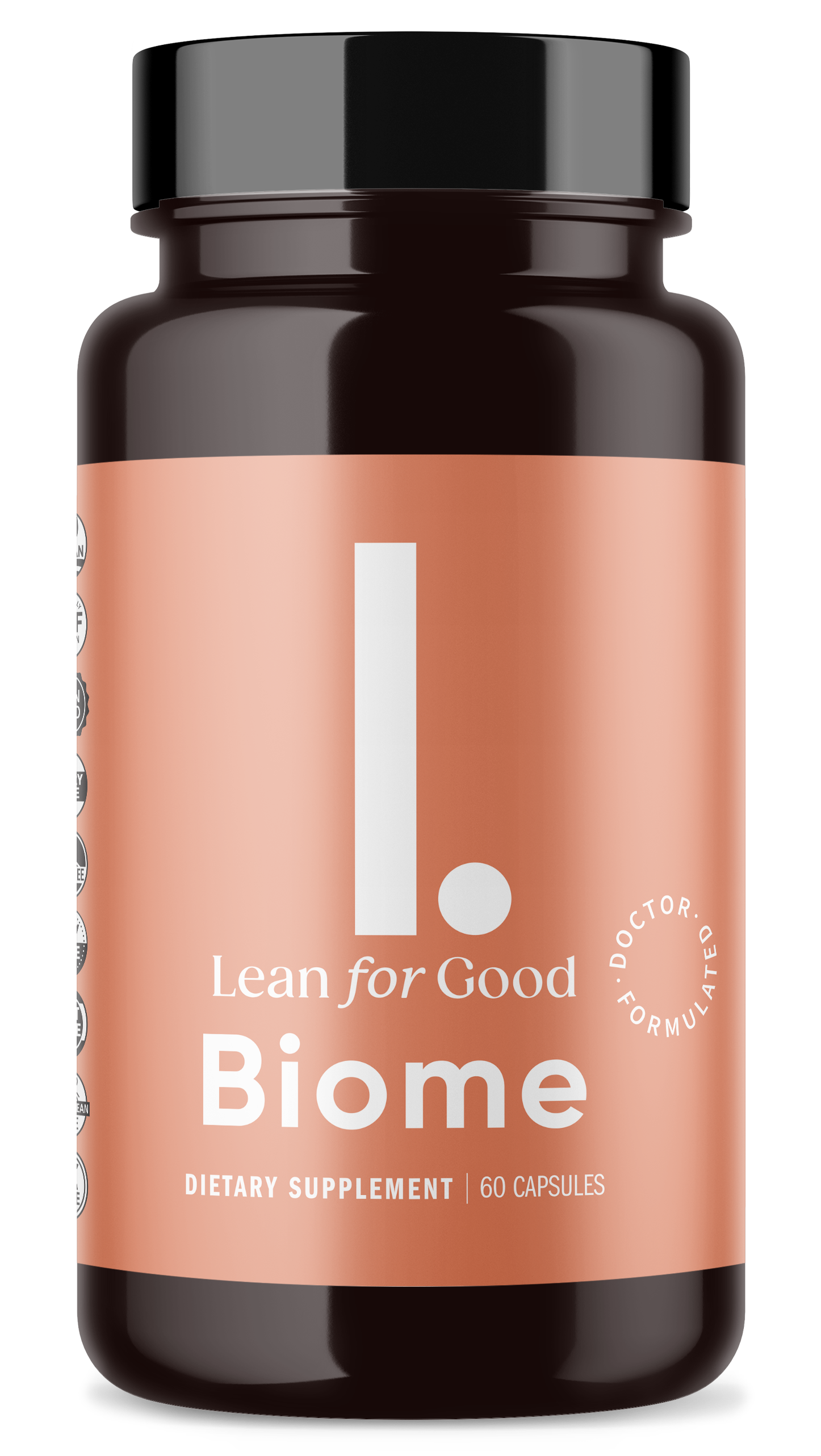 Biome supplement bottle